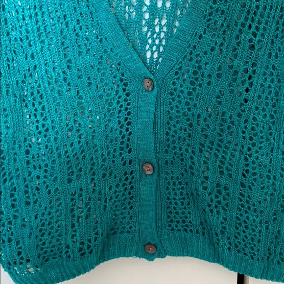 Turquoise Cardigan - Picture 3 of 4